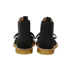 Chelsea støvle, black/black elastic