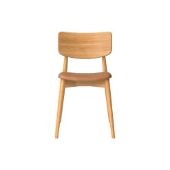 Chiara spisebordsstol, Davos 2758 Brandy/naturolieret eg