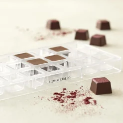 Chokoladeform firkant til 21 stk.
