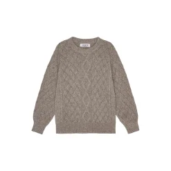 Christine Cable Sweater, dark sand