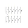 Christmas string 12 candles USB-C, white