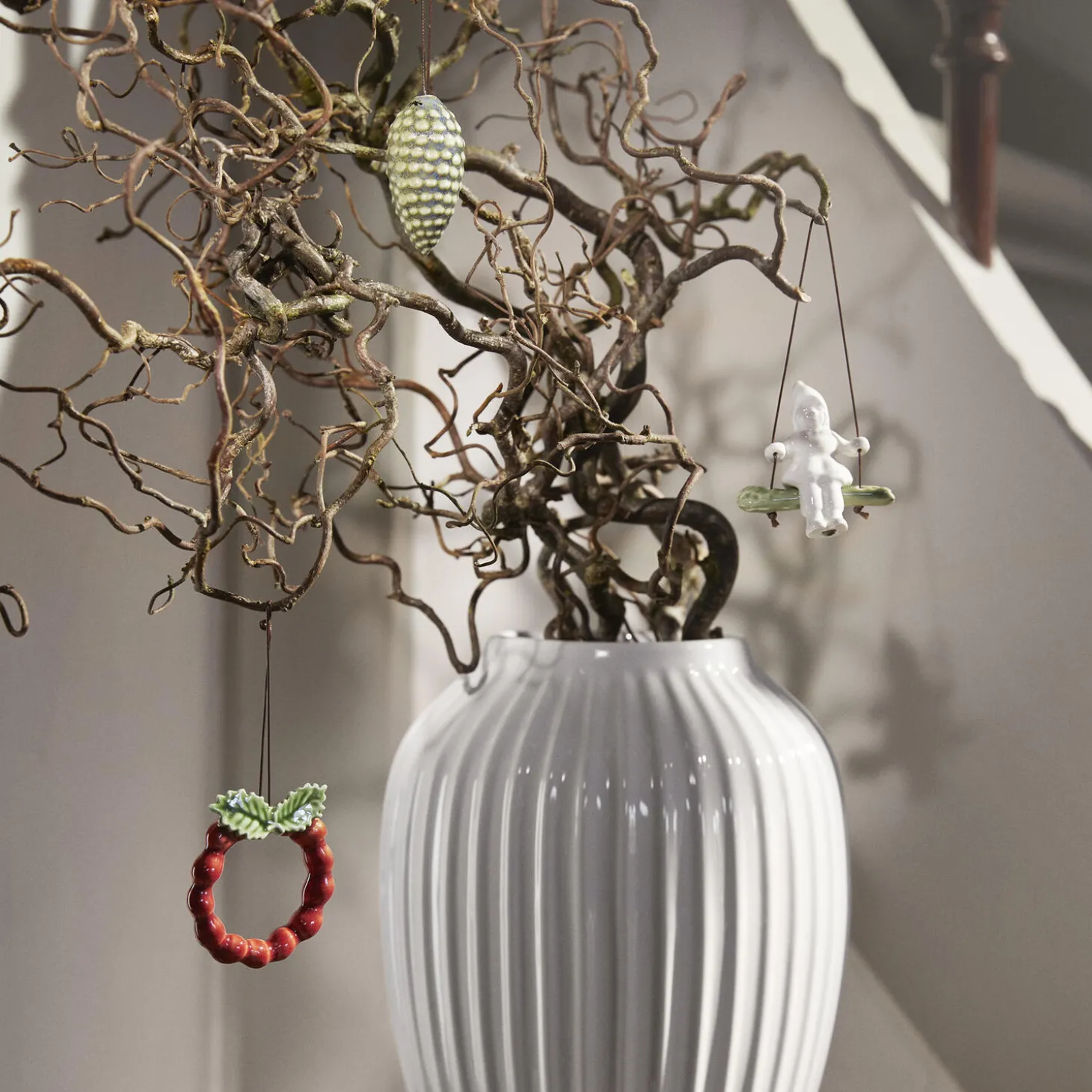 Christmas Tales krans, rød