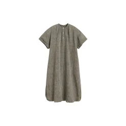 Cille Dress Linen, brown