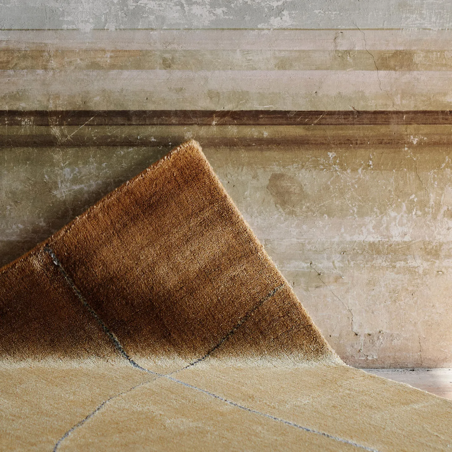 Circulus gulvtæppe, ochre