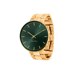 City Hall armbåndsur, green/gold/matt gold