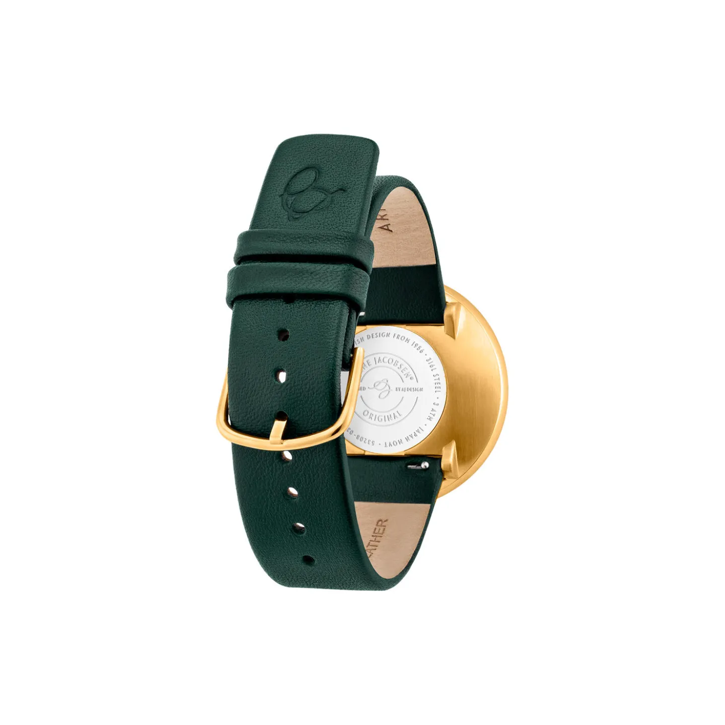 City Hall armbåndsur, green/gold/green