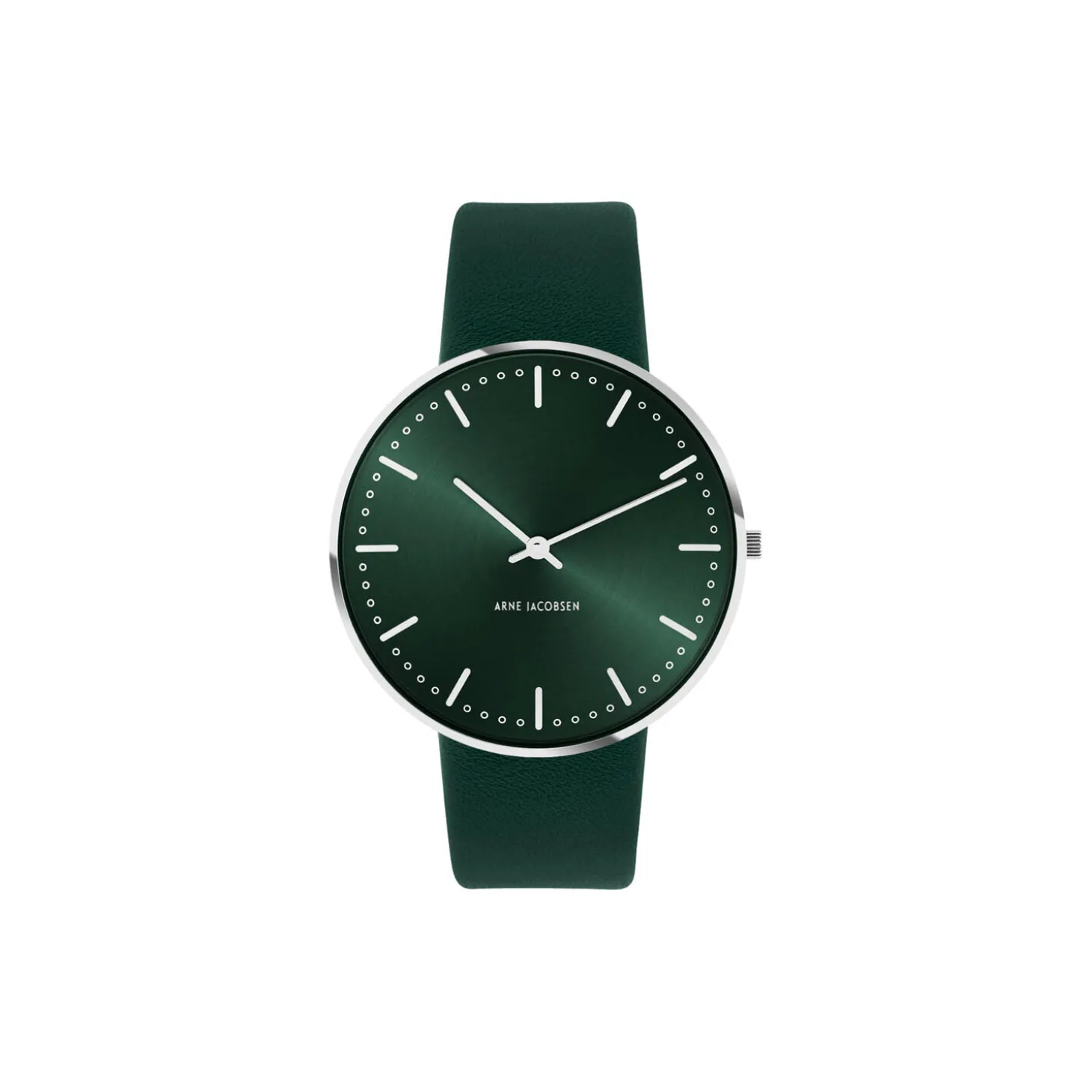 City Hall armbåndsur, green/steel/green