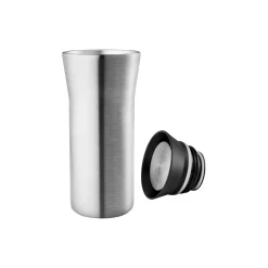 City To Go Cup, steel/black