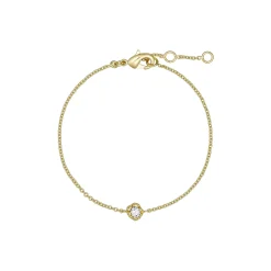 Clara armbånd w. zircon, guldbelagt