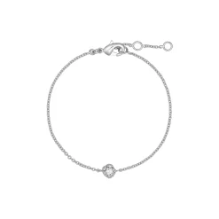 Clara armbånd w. zircon, sølvbelagt