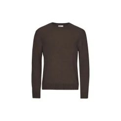 Classic Merino Wool Crew, coffee brown
