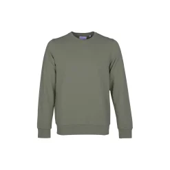 Classic Organic Crew, dusty olive