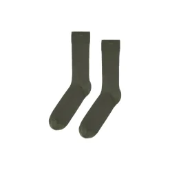 Classic Organic Sock, dusty olive