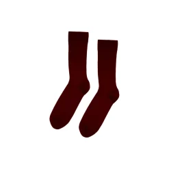 Classic Organic Sock, oxblood red