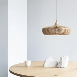 Clava Dine Wood Pendant, oak