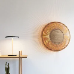 Clava Up Wood Wall/Ceiling Light, oak