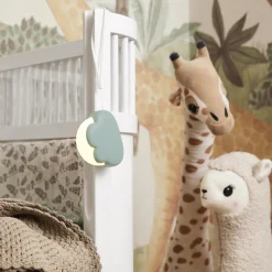 Cloudy natlampe, dusty green