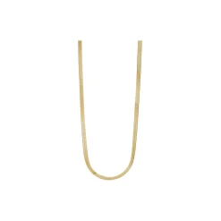 Cobra halskæde, forgyldt sølv