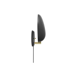 Cobra Wall Lamp, black semi matt