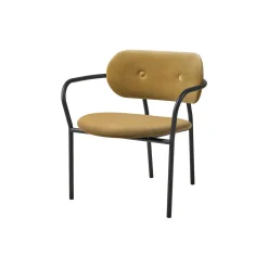 Coco Lounge Chair, Velvet 294/black matt