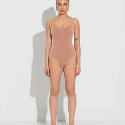 Coco Shapewear Bodysuit, tan