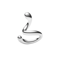 Coil Whirl Ear Cuff Left, sølv