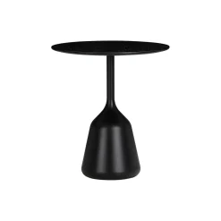 Coin Side Table, black oak