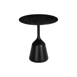 Coin Side Table, black oak