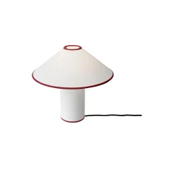 Colette ATD6 Table Lamp, white/merlot