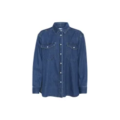 CollettePW Shirt, medium blue denim