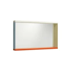 Colour Frame Mirror Medium, blue/orange