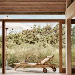 Columbus Sunbed, white