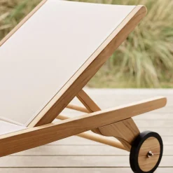 Columbus Sunbed, white