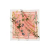 Coral Flora silketørklæde