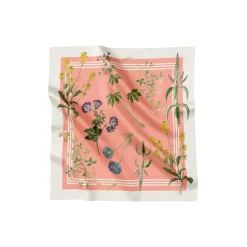 Coral Flora silketørklæde