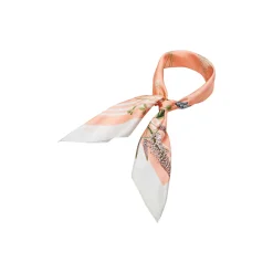 Coral Flora silketørklæde