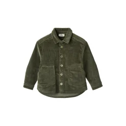 Corduroy Overshirt, dark green
