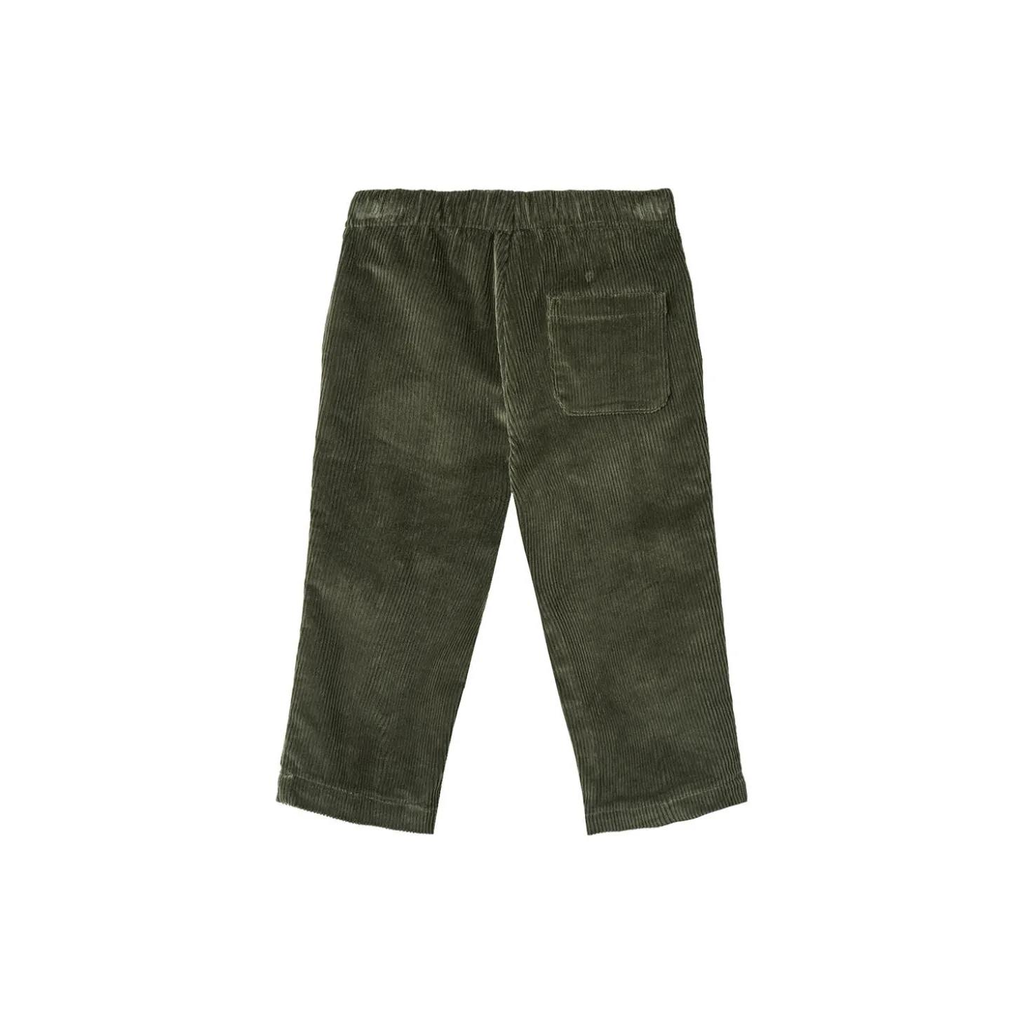 Corduroy Pant w. Adj. Waist, dark green