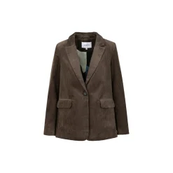 Corduroy suit blazer, dove grey