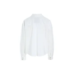 Core cotton skjorte med læg, white