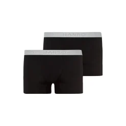 Cotton Essentials Pants 2-Pack, black