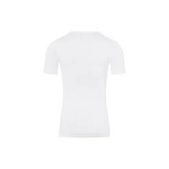Cotton Pure SS Shirt V-Neck, white
