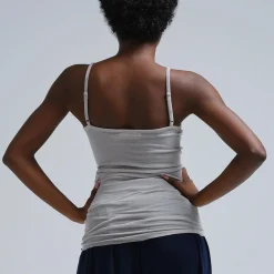 Cotton Spaghetti Top, grey