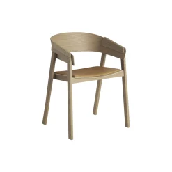 Cover Armchair, refine leather cognac/oak