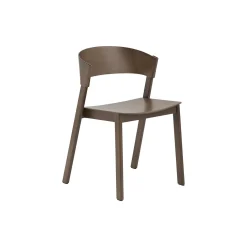 Cover Side Chair, stained dark brown