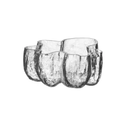 Crackle skål, clear