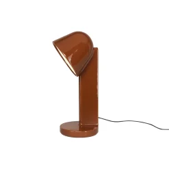 Céramique Down bordlampe, rust red