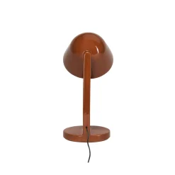 Céramique Down bordlampe, rust red