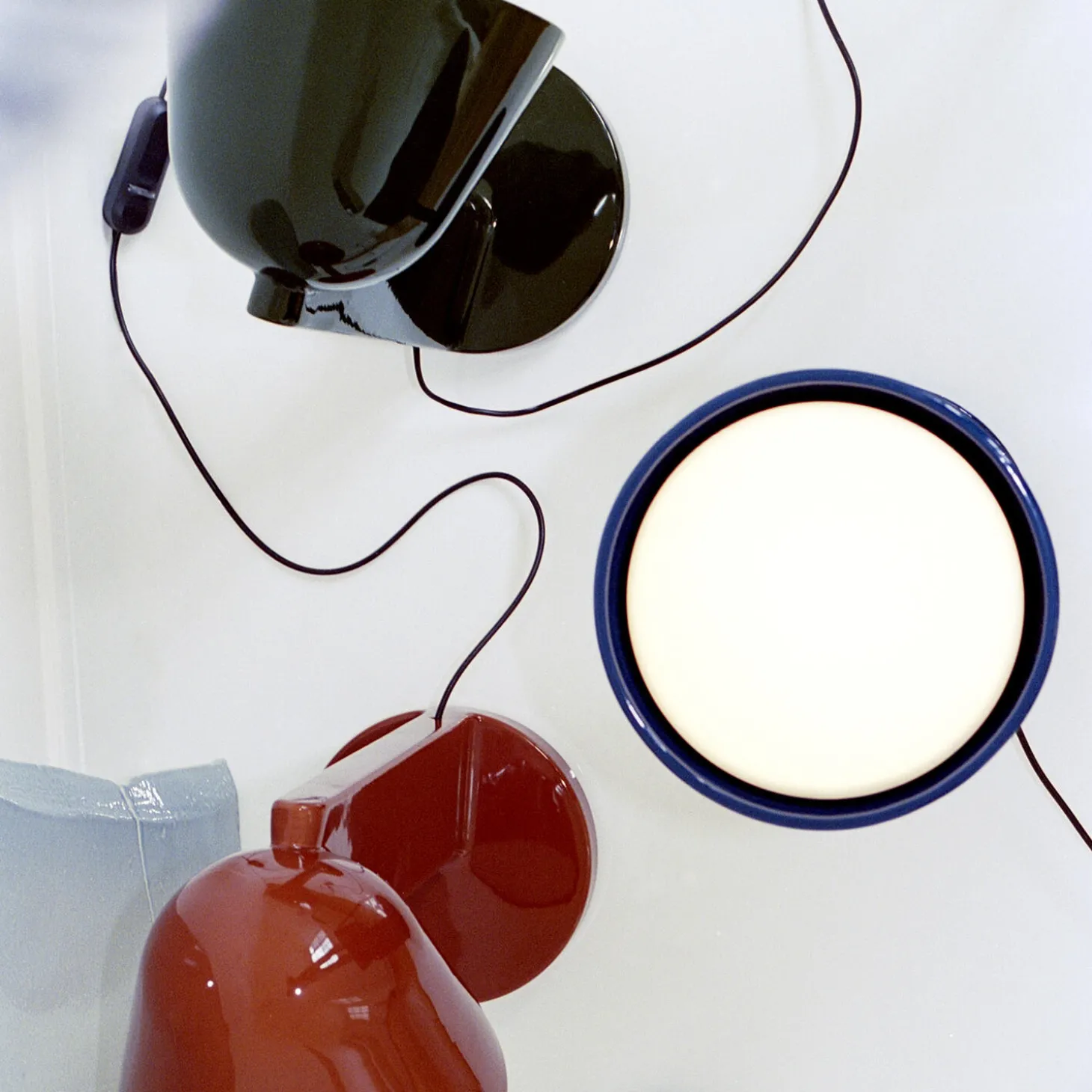 Céramique Side bordlampe, moss green