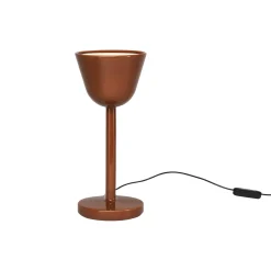 Céramique Up bordlampe, rust red